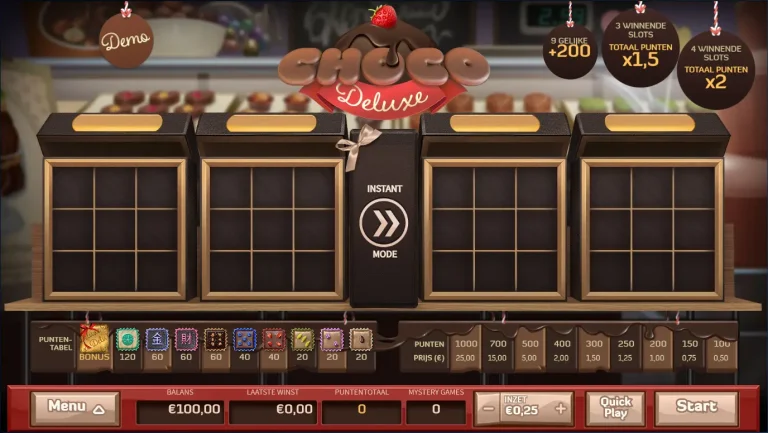 Game screen of Choco Deluxe by Air Dice.