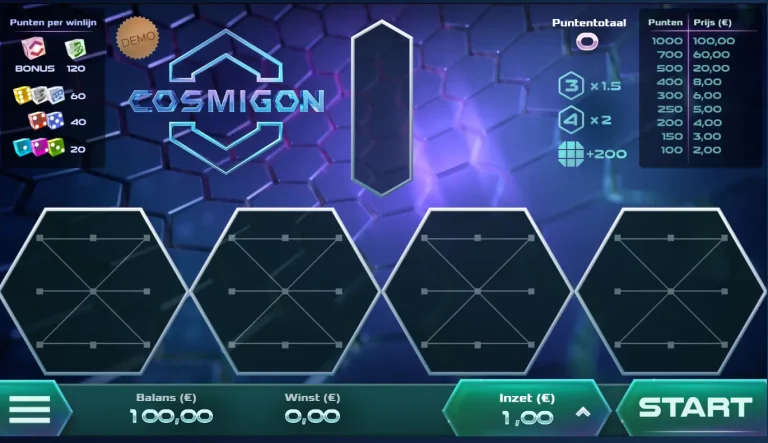 Game Screen of Cosmigon by Air Dice.