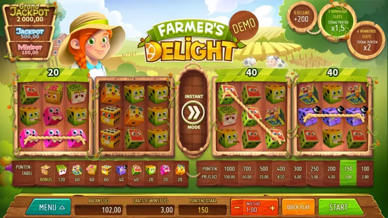 Gameplay of Farmer's Delight.