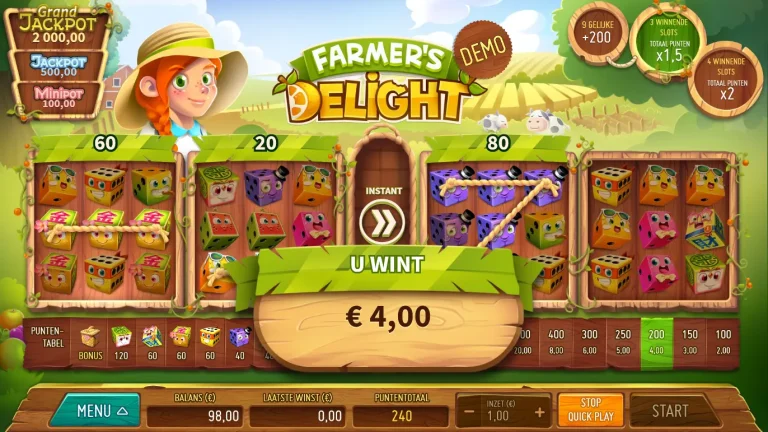 Scoring a second win in Farmer's Delight