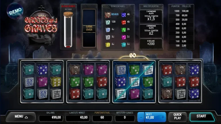 Gameplay of Ghosts and Graves from Air Dice.