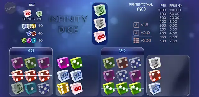 Gameplay of Infinity Dice from Air Dice.