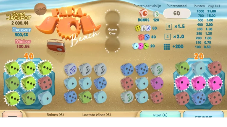 Scoring a second win in Parasol Beach from Air Dice.