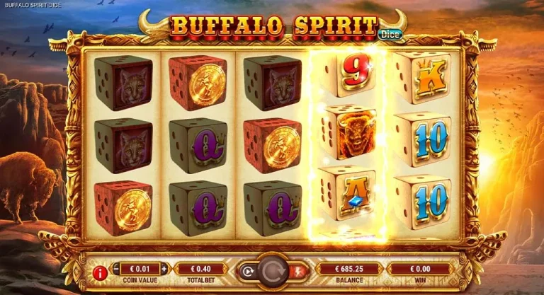 Gameplay of Buffalo Spirit Dice from GameArt.