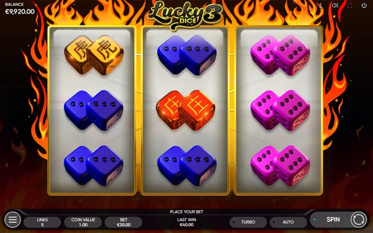 Gameplay of Lucky Dice 3 from Endorphina.