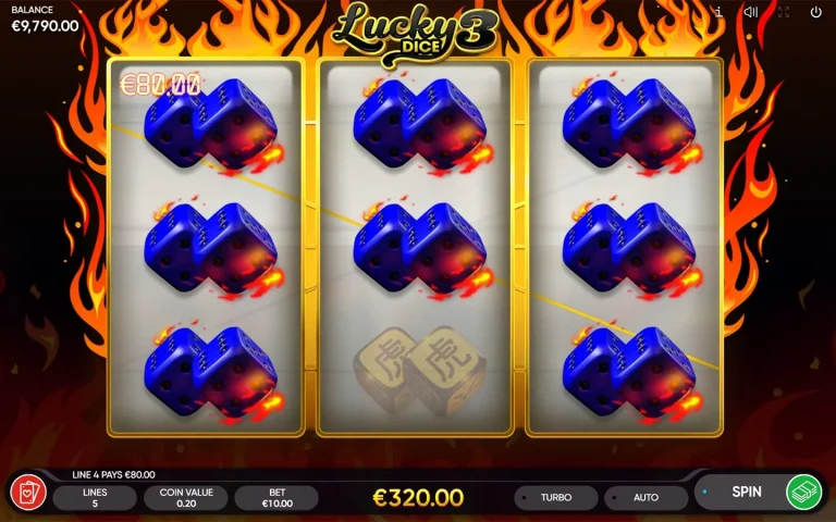 Gameplay of Lucky Dice 3 from Endorphina.