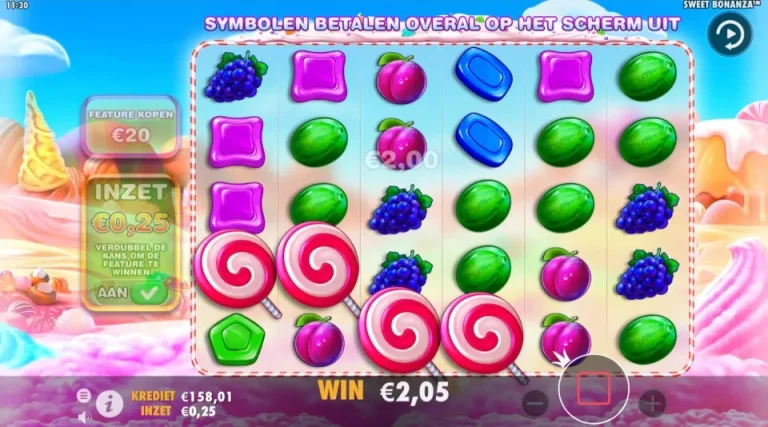 Gameplay of Sweet Bonanza Dice from Pragmatic Play.