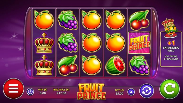 Gameplay of Fruit Prince Dice from Air Dice.