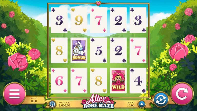 Gameplay of Alice in the Rose Maze from Air Dice.