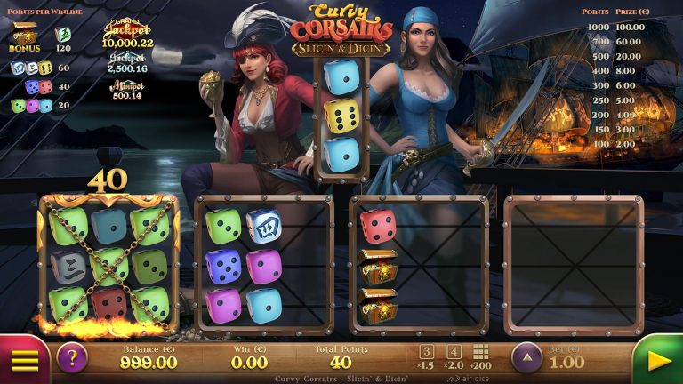 Gameplay of Curvy Corsairs from Air Dice.