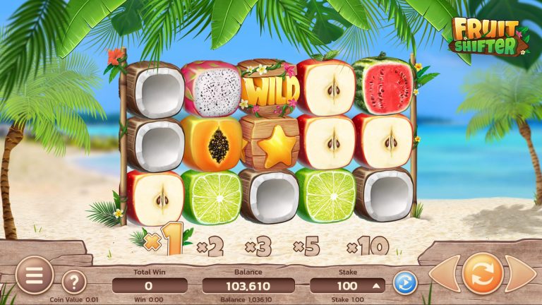 Gameplay of Fruit Shifter Dice from Air Dice.