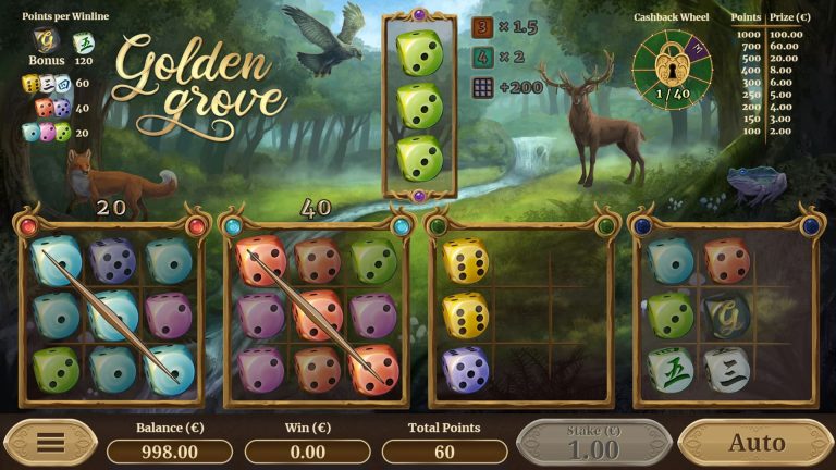 Gameplay of Golden Grove from Air Dice.