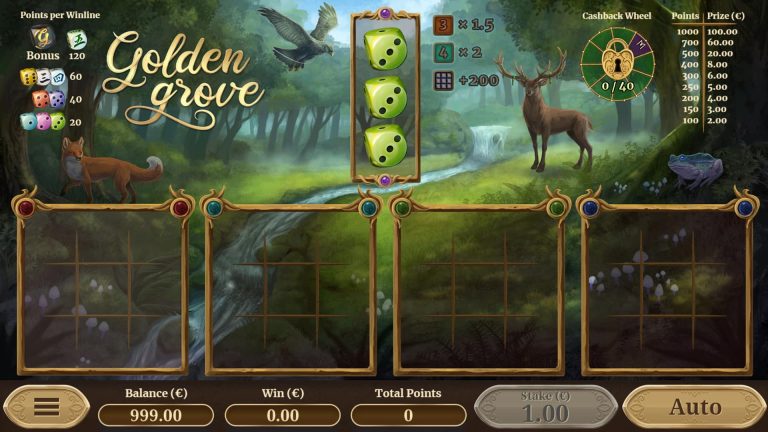 Gameplay of Golden Grove from Air Dice.