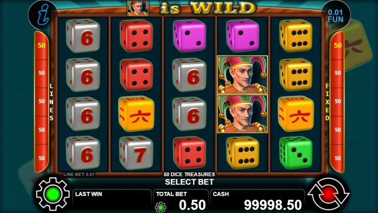 Gameplay of 50 Dice Treasures from CT Interactive
