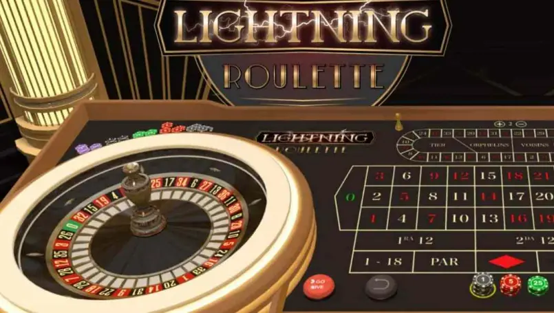 Gameplay of Auto Lightning Roulette from Evolution.