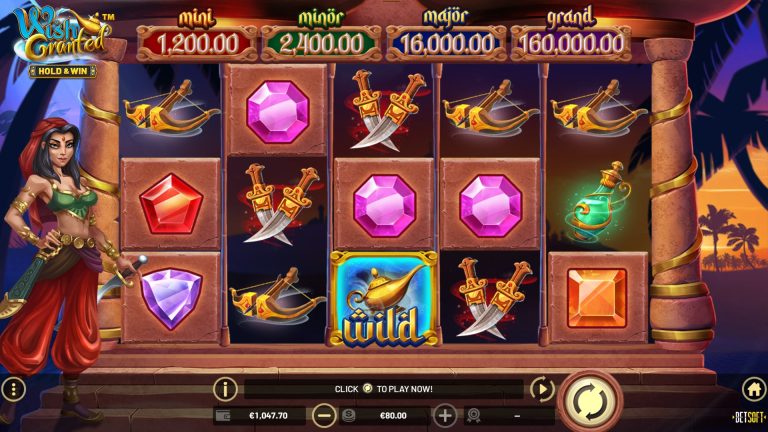 Gameplay of Wish Granted from Betsoft.